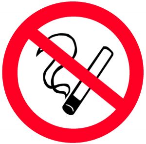 nerūkyti