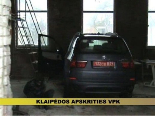 Per pasalą Šilutės rajone sulaikytas diplomato BMW pagrobęs palangiškis. / Policijos nuotr.