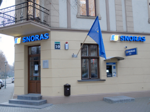 Banko "Snoras" filialas Šilutėje. / © silutesnaujienos.lt