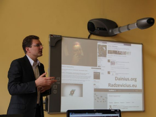Dainius Radzevičius EIP seminare "Ar žiniasklaida gali tapti mano verslu". / EIP nuotr.