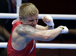 E.Petrauskas Londono olimpinėse žaidynėse. / AFP/Scanpix nuotr.