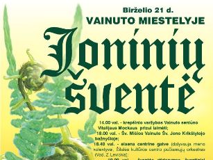 Joniniu plakatas 2014 vainutas