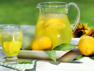 lemon juice jug glass-wide