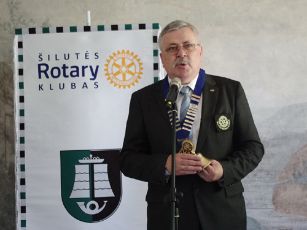 Rotary klubo prezidentas bekeris