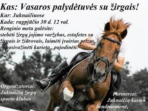 Vasaros palydetuves su zirtgais