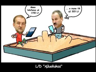 telefonai trolio nuotr 