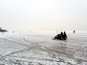 pramogos Ant ledo vazineja Laimos Eidukienes nuotr